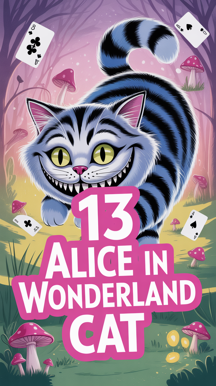 😻 13 Alice In Wonderland Cat
