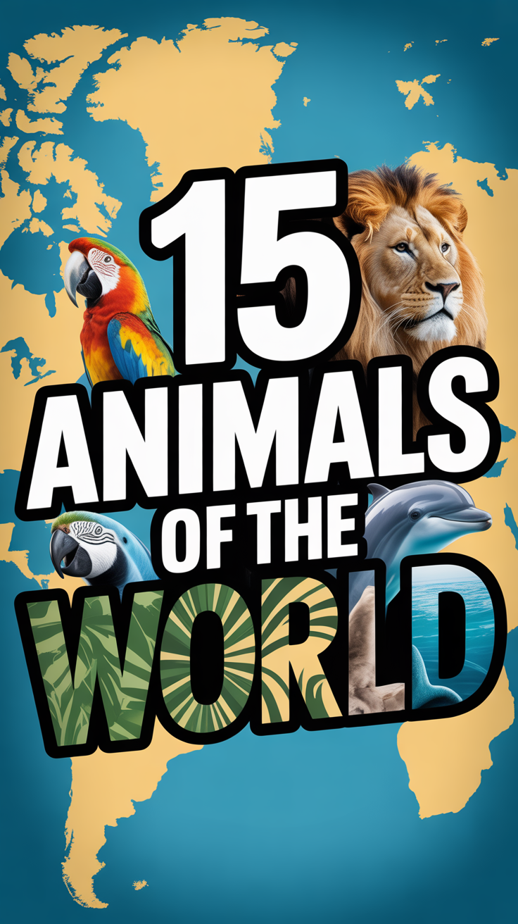 🦎 15 Animals Of The World