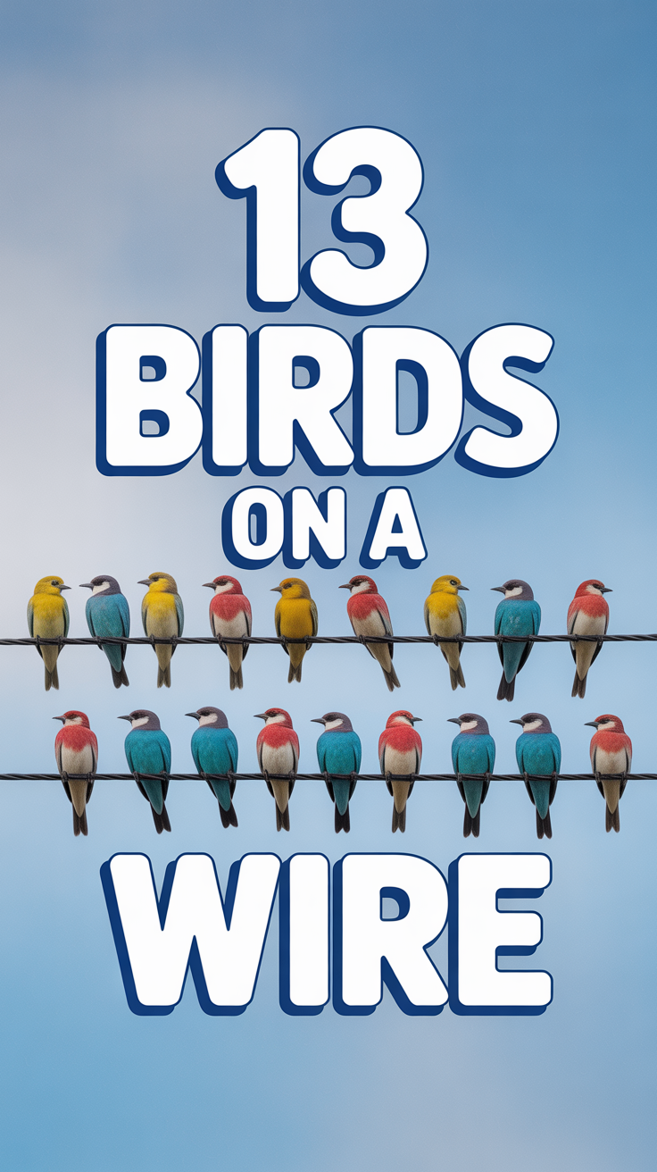 🐦 13 Birds On A Wire