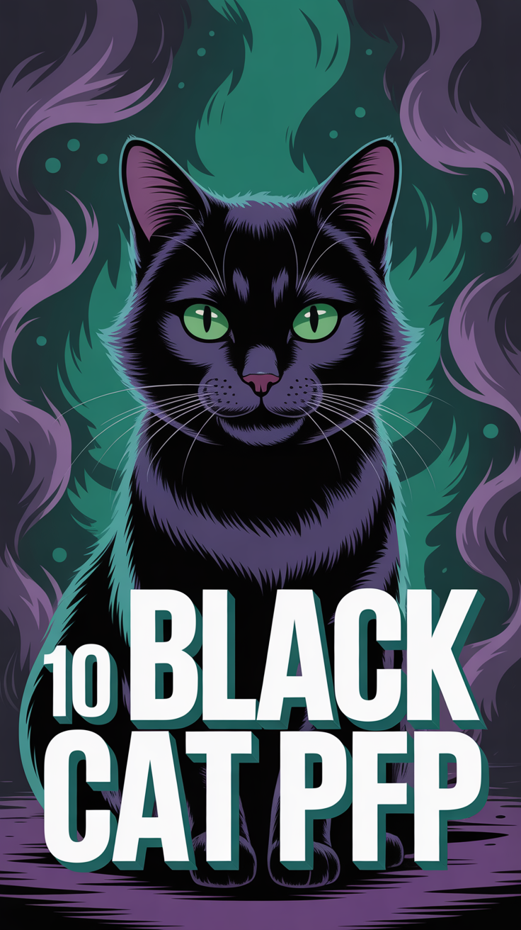 🐈‍⬛ 10 Black Cat PFP