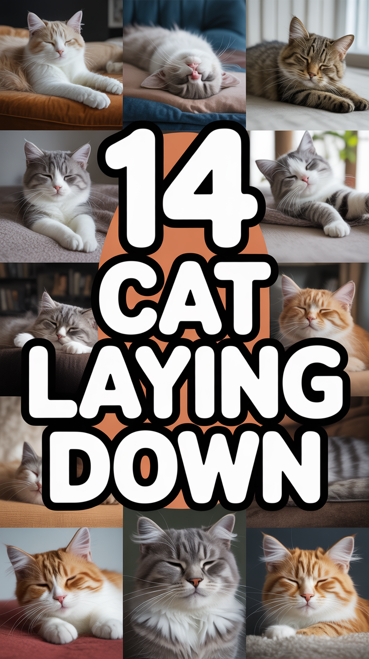 🐈 14 Cat Laying Down