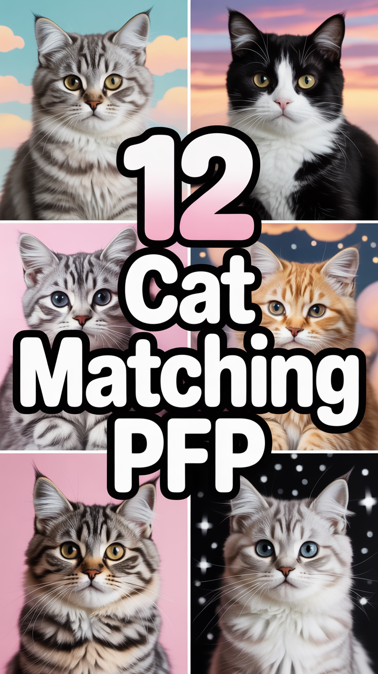 😻 12 Cat Matching PFP