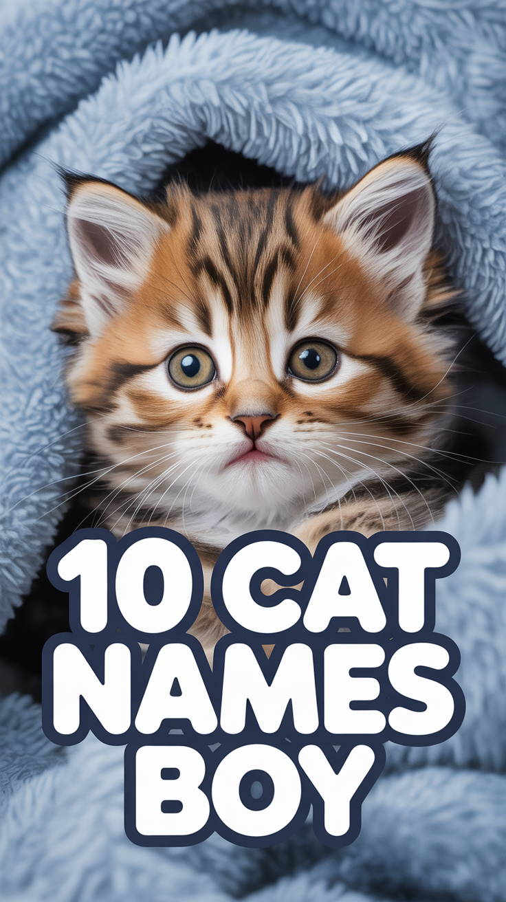🐈 10 Cat Names Boy