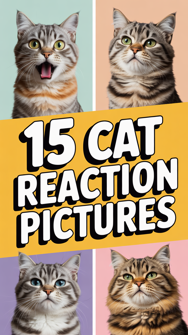 😹 15 Cat Reaction Pictures