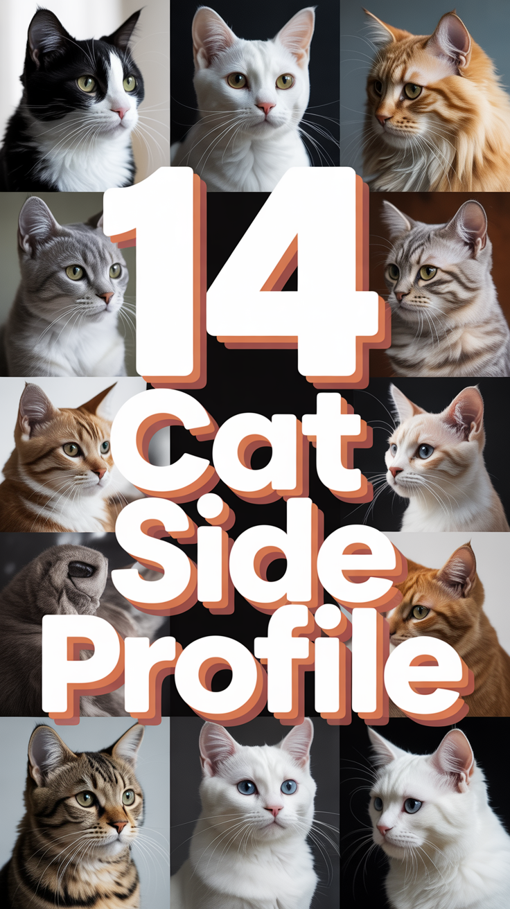 🐾 14 Cat Side Profile
