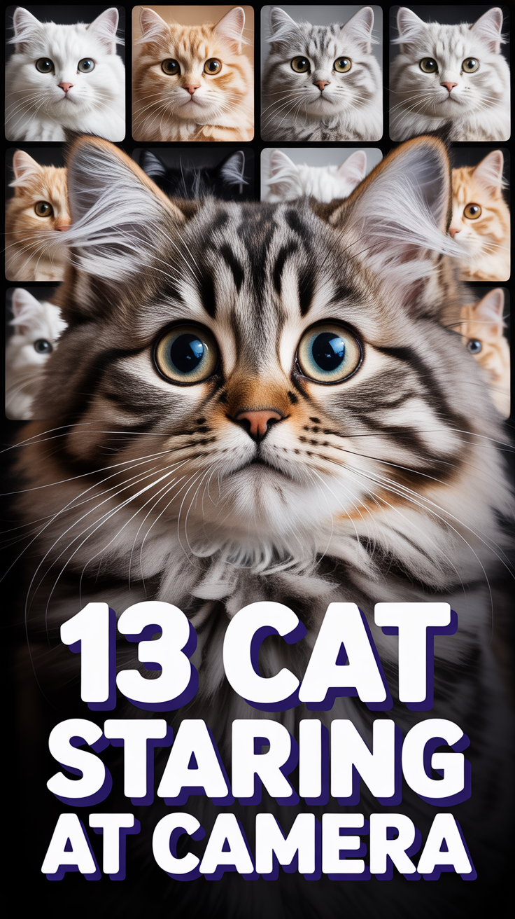 📸 13 Cat Staring At Camera