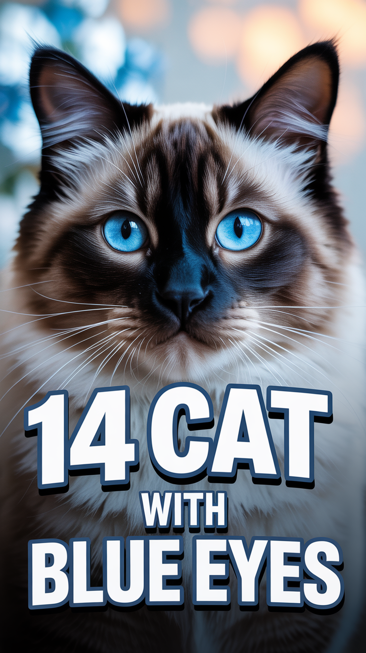 😻 14 Cat With Blue Eyes