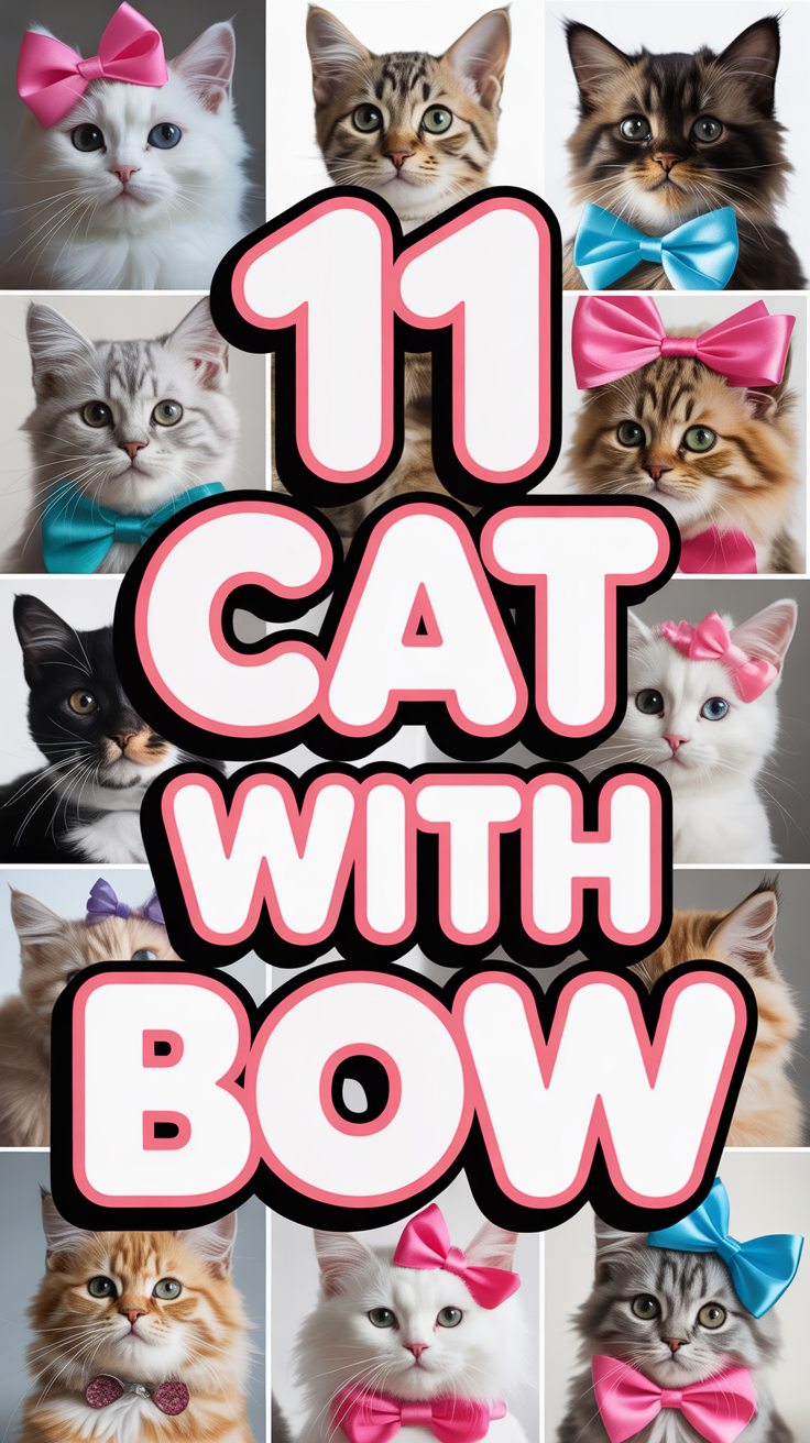 🎀 11 Cat With Bow