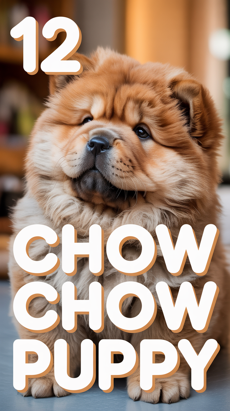 🐻 12 Chow Chow Puppy