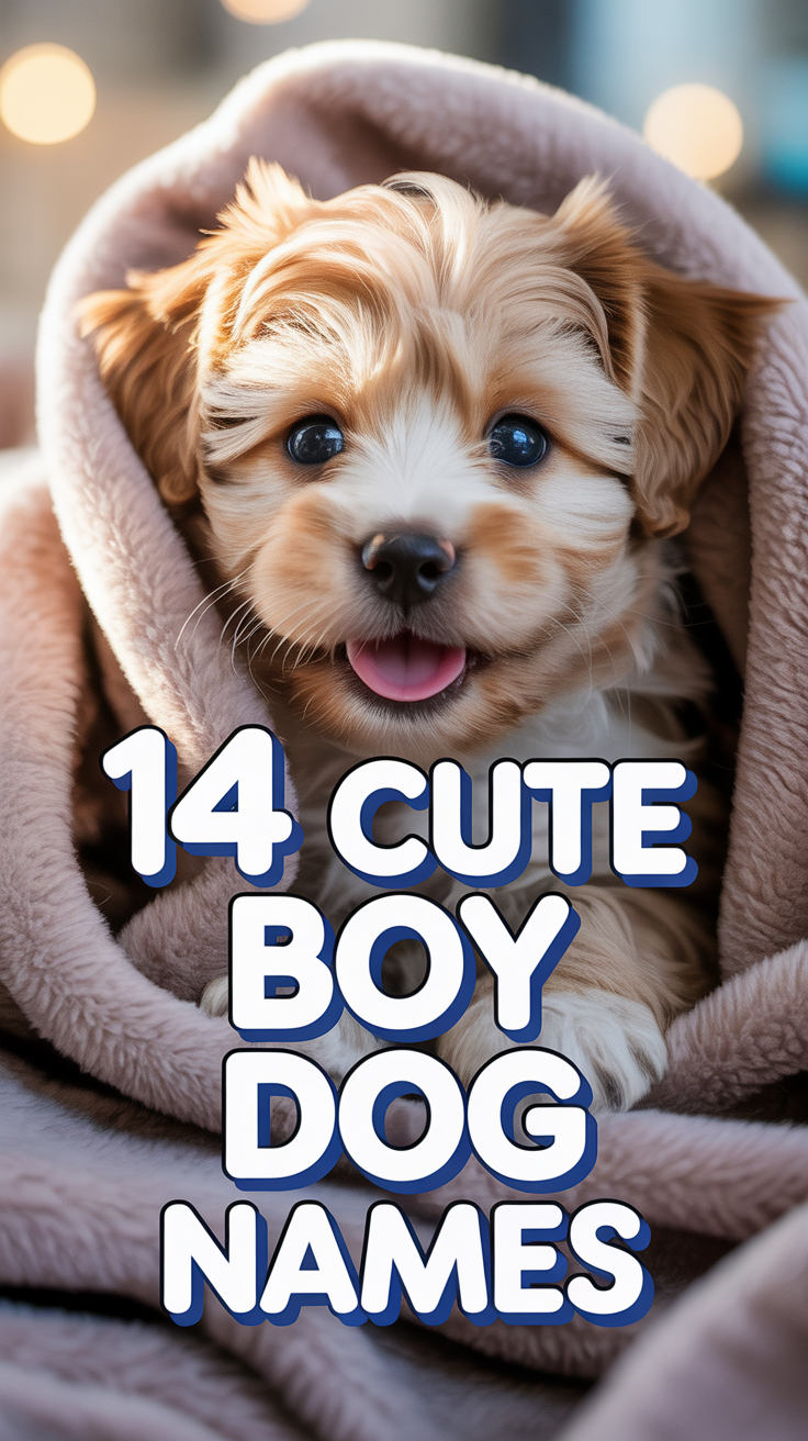 🐾 14 Cute Boy Dog Names