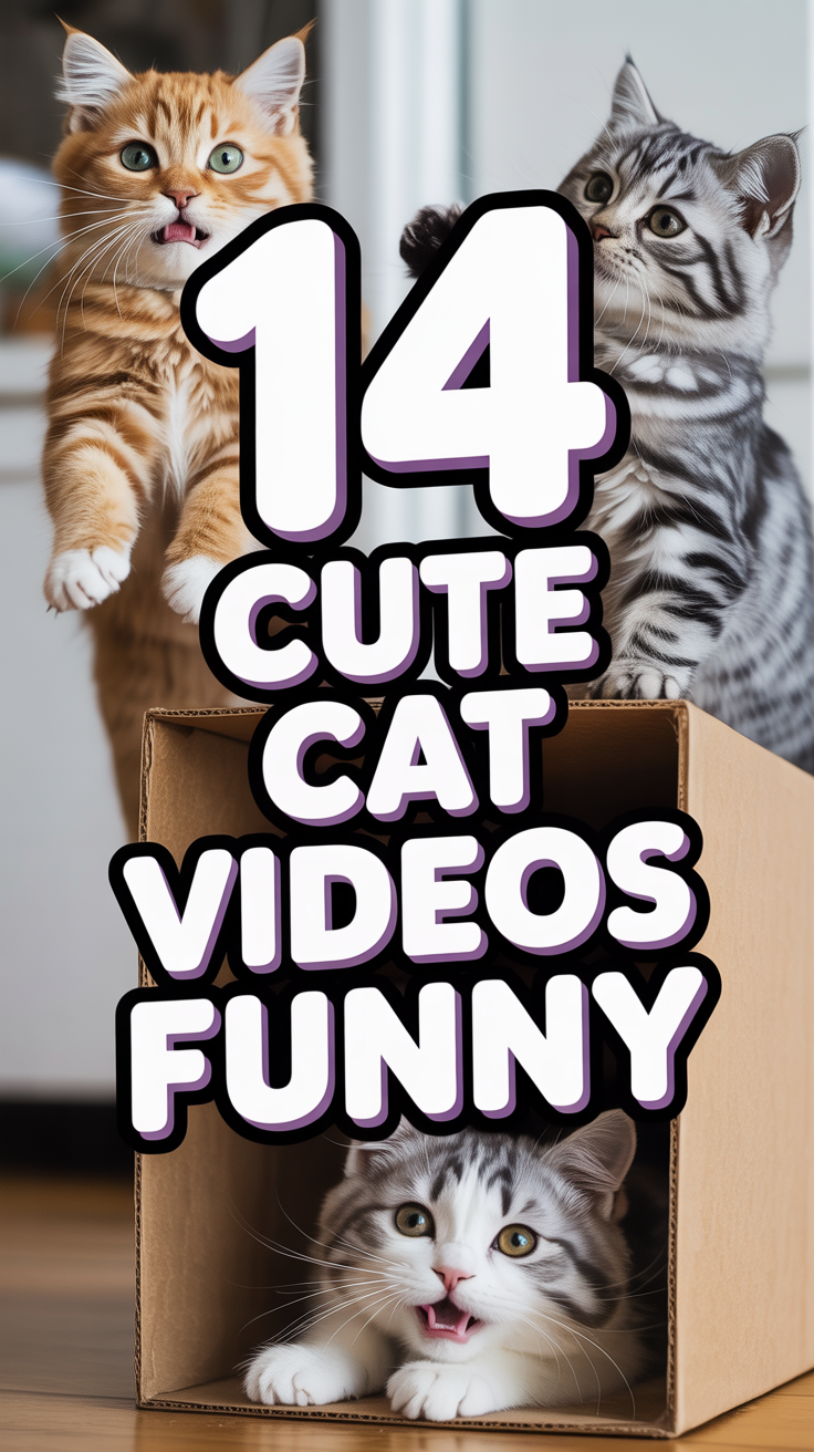 😹 14 Cute Cat Videos Funny