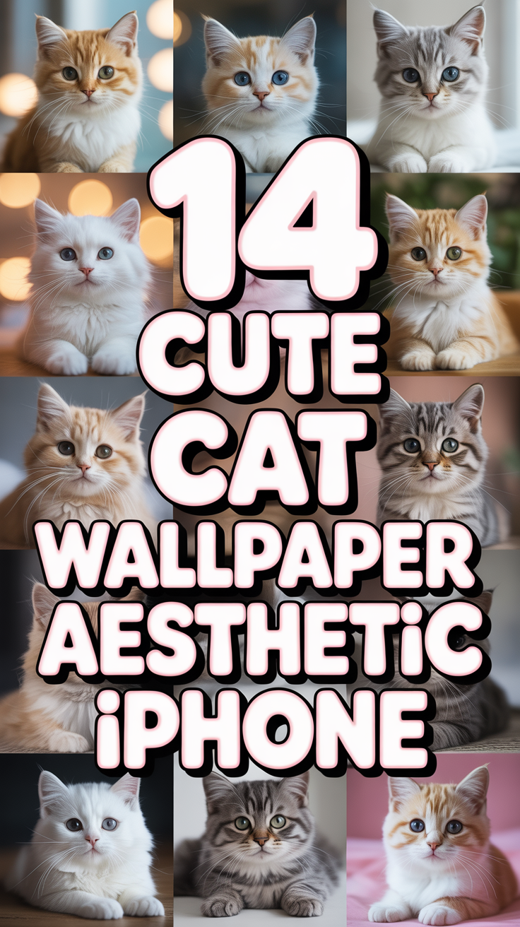 🐱 14 Cute Cat Wallpaper Aesthetic Iphone
