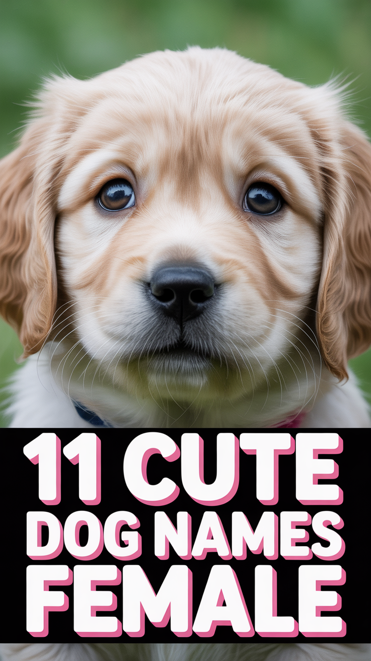 🐾 11 Cute Dog Names Female