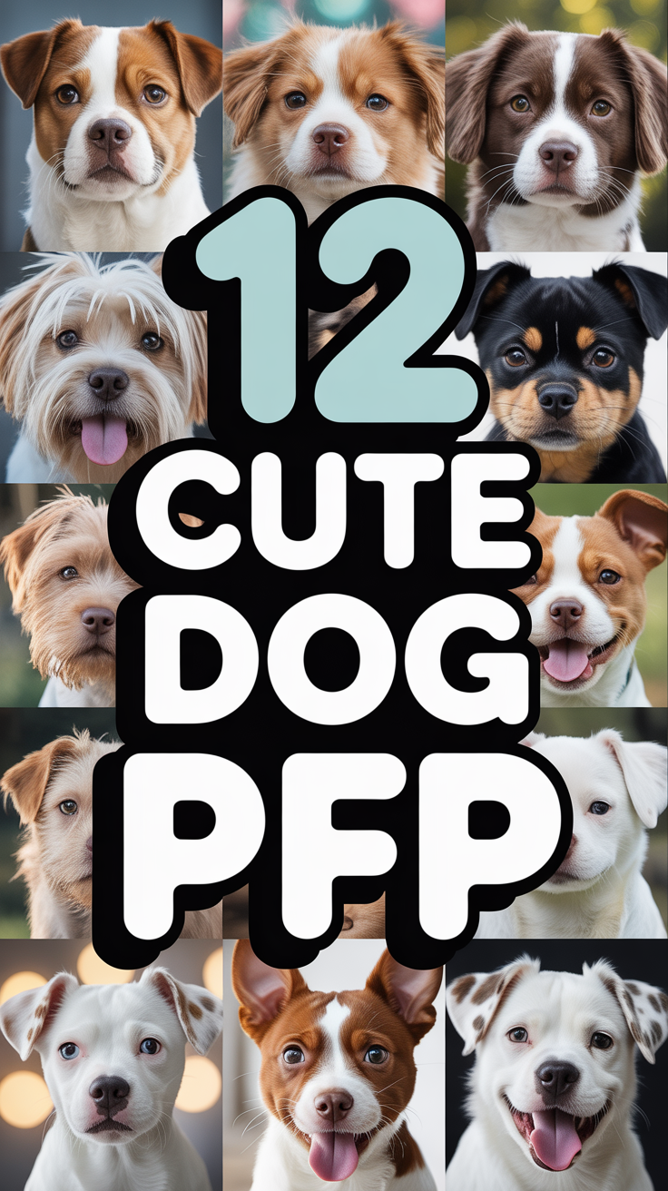 🐶 12 Cute Dog PFP