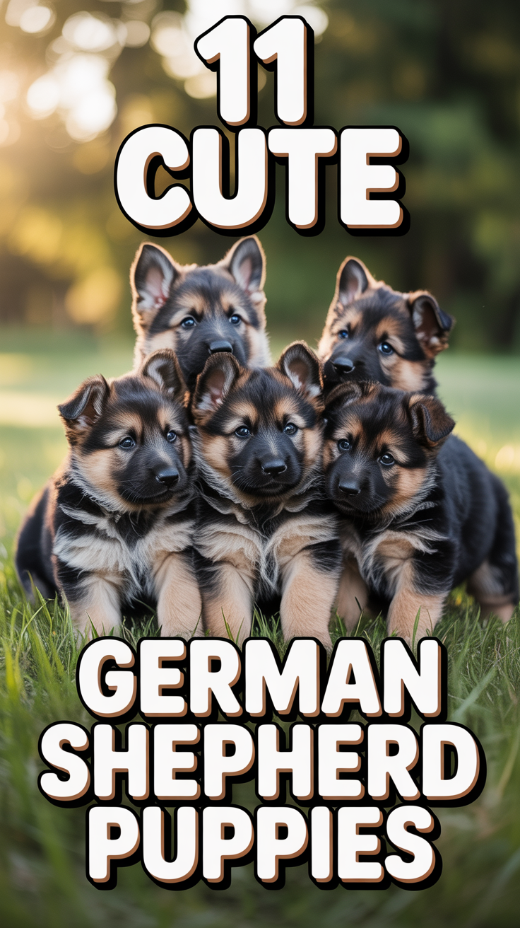 🐾 11 Cute German Shepherd Puppies
