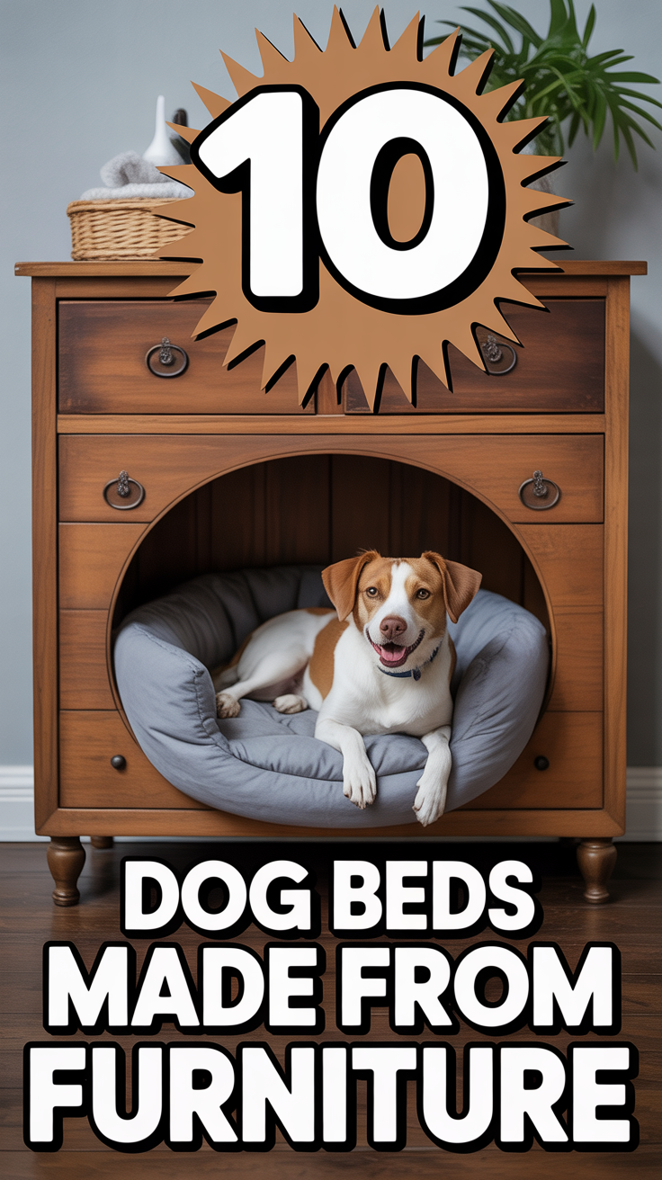 🐶 10 Dog Beds Made From Furniture