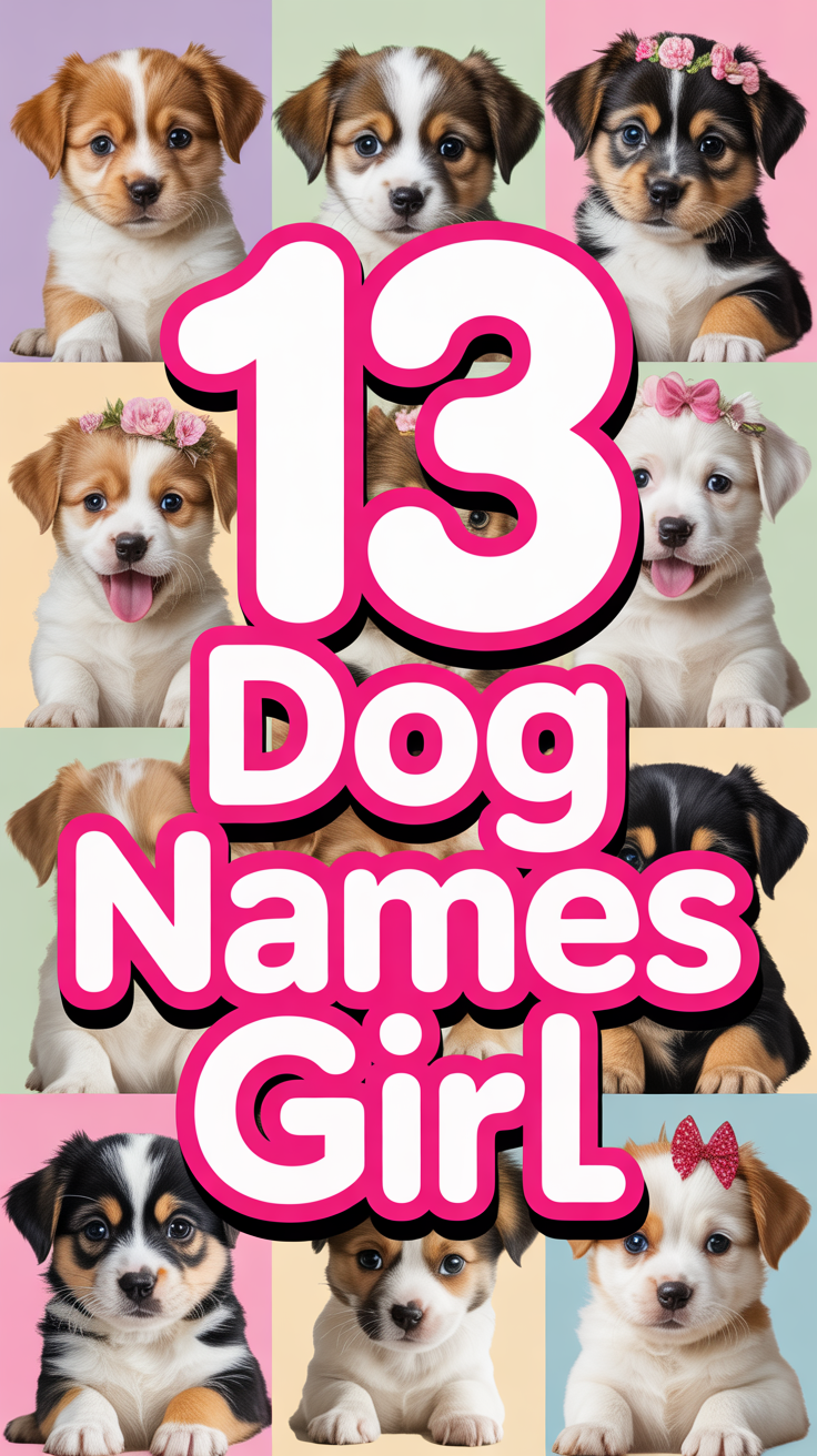 💖 13 Dog Names Girl