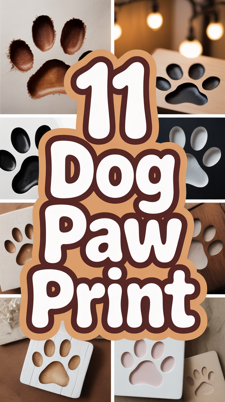 🐾 11 Dog Paw Print