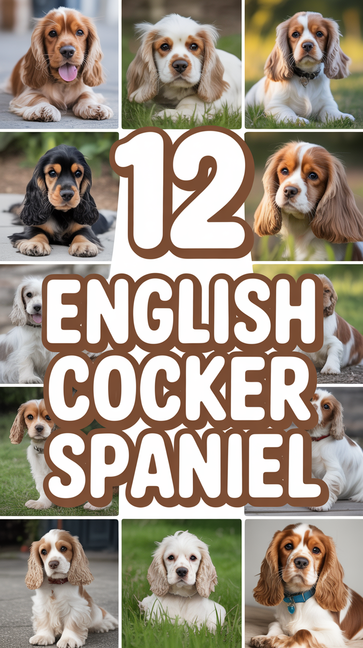 🐾 12 English Cocker Spaniel