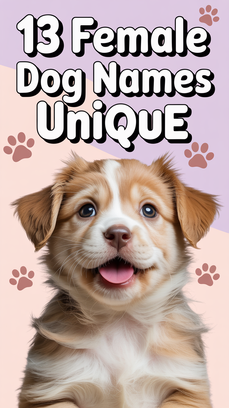 🐾 13 Female Dog Names Unique