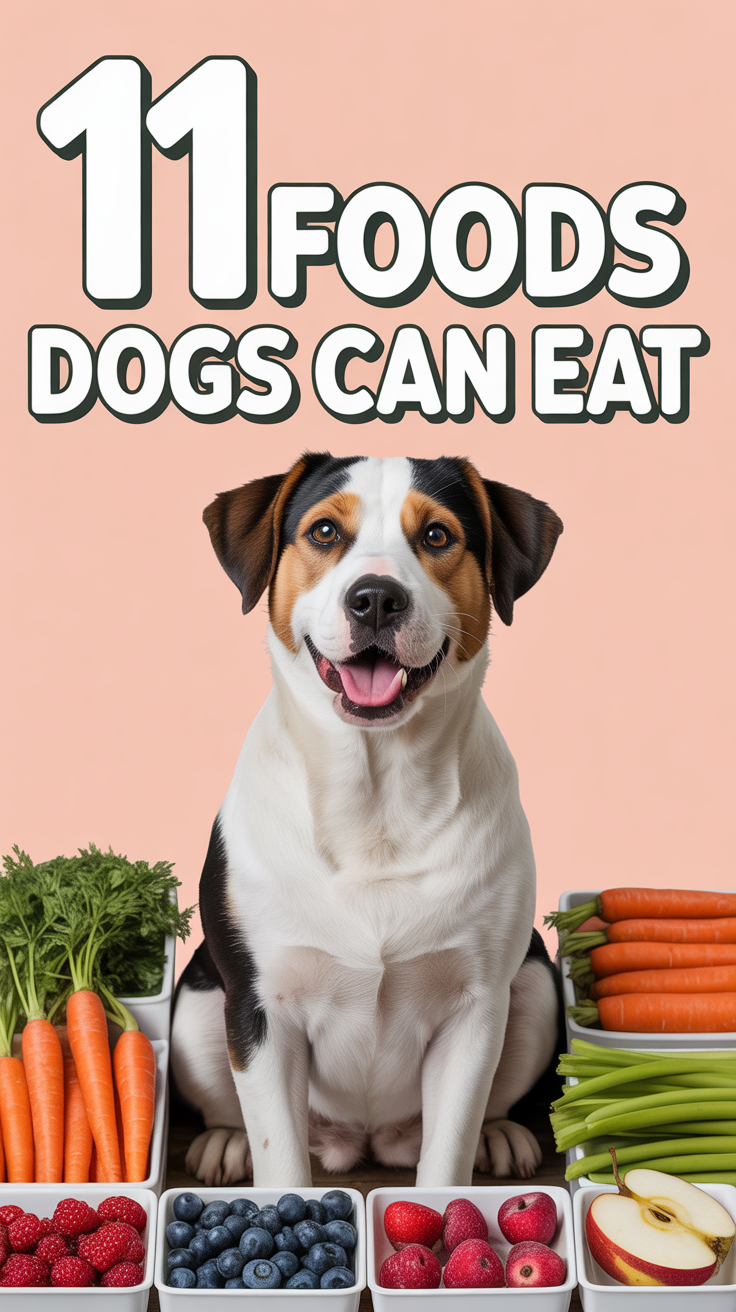 🦲 11 Foods Dogs Can Eat