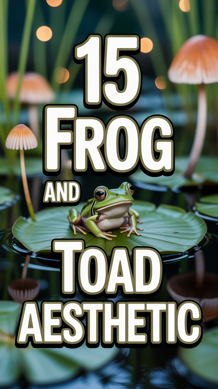 🐸 15 Frog And Toad Aesthetic