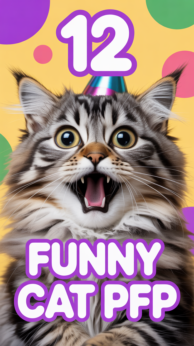 😹 12 Funny Cat PFP
