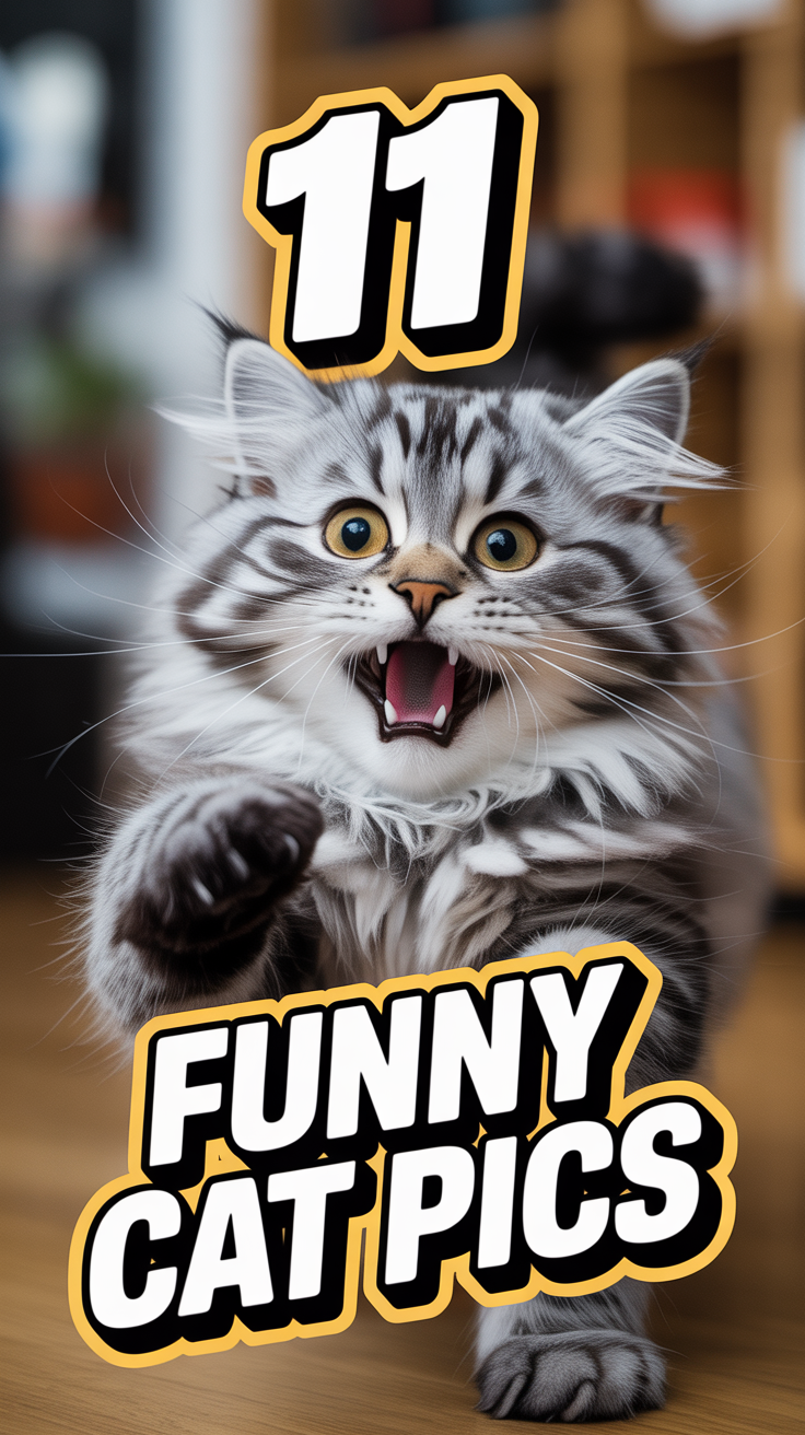 🐈 11 Funny Cat Pics