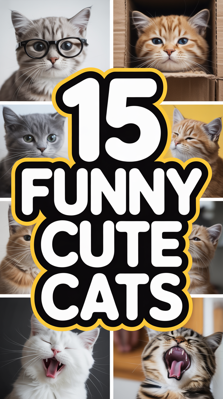 😹 15 Funny Cute Cats