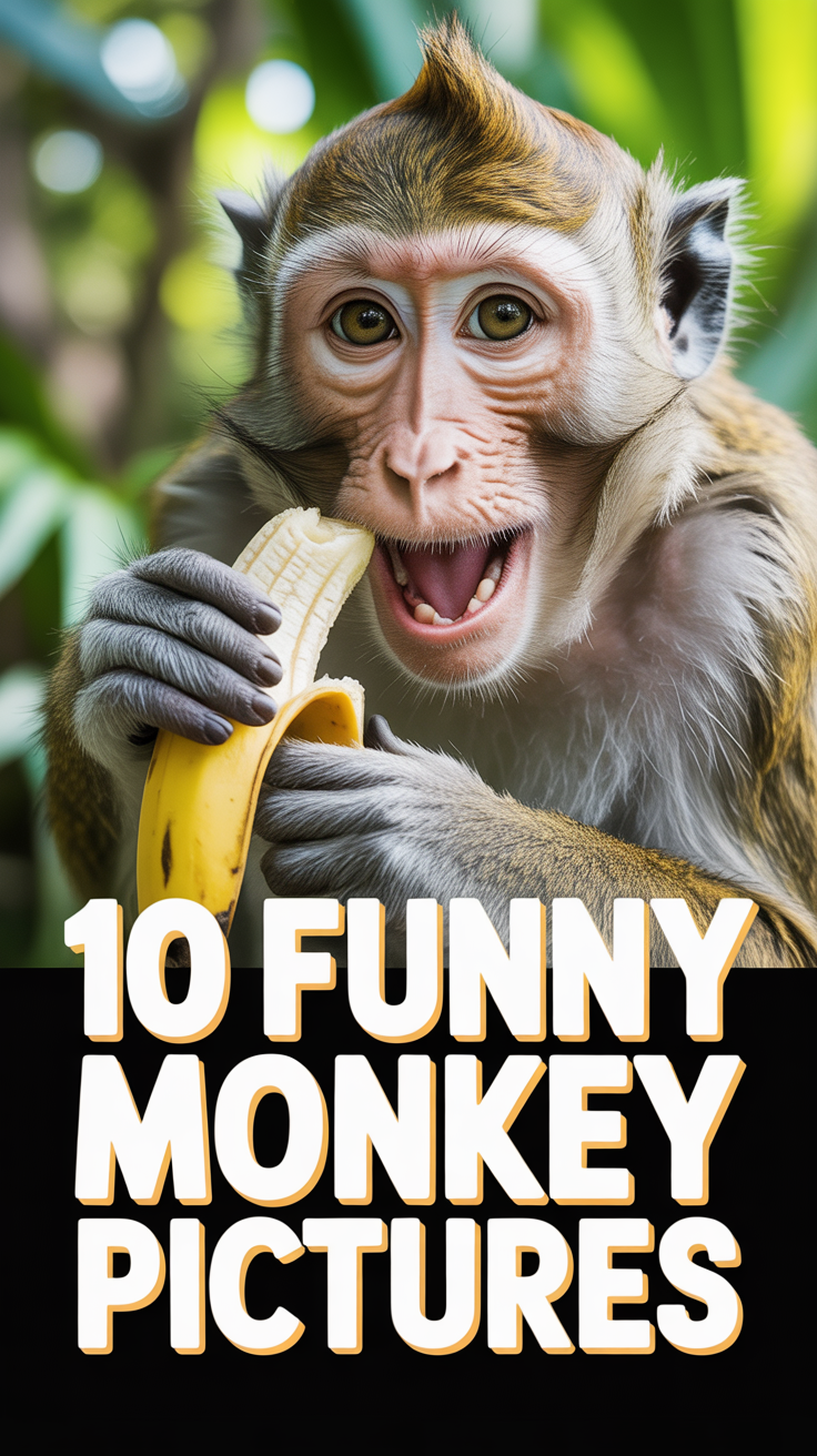 🐒 10 Funny Monkey Pictures