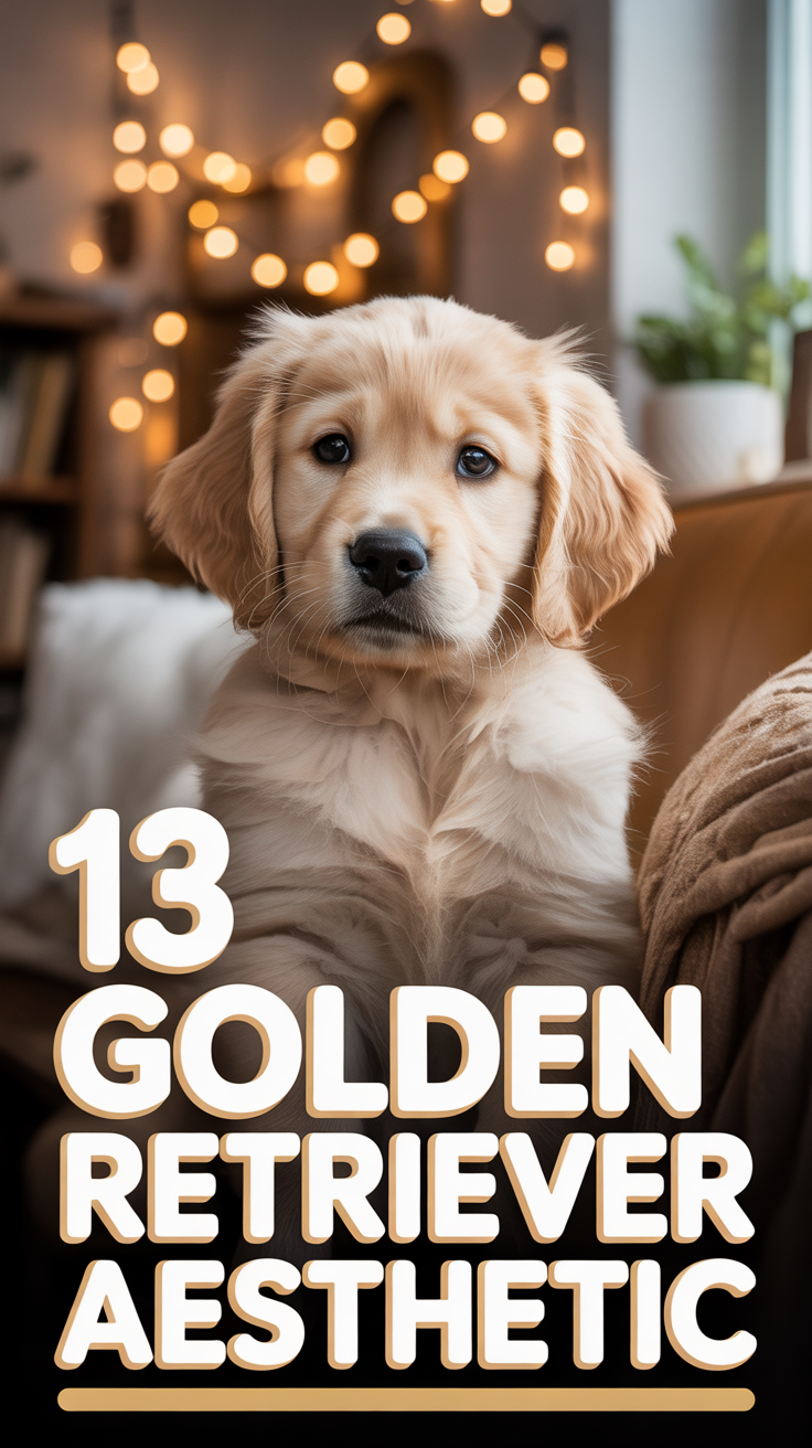 ☀️ 13 Golden Retriever Aesthetic