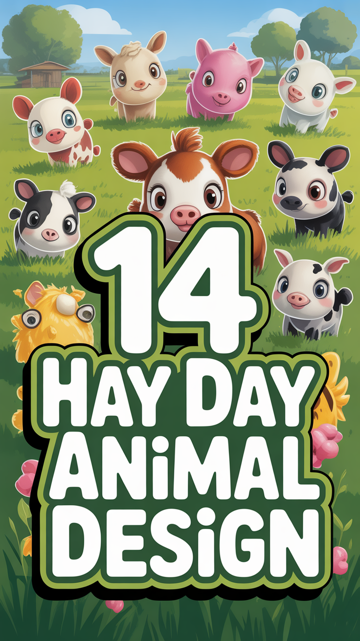 🚜 14 Hay Day Animal Design