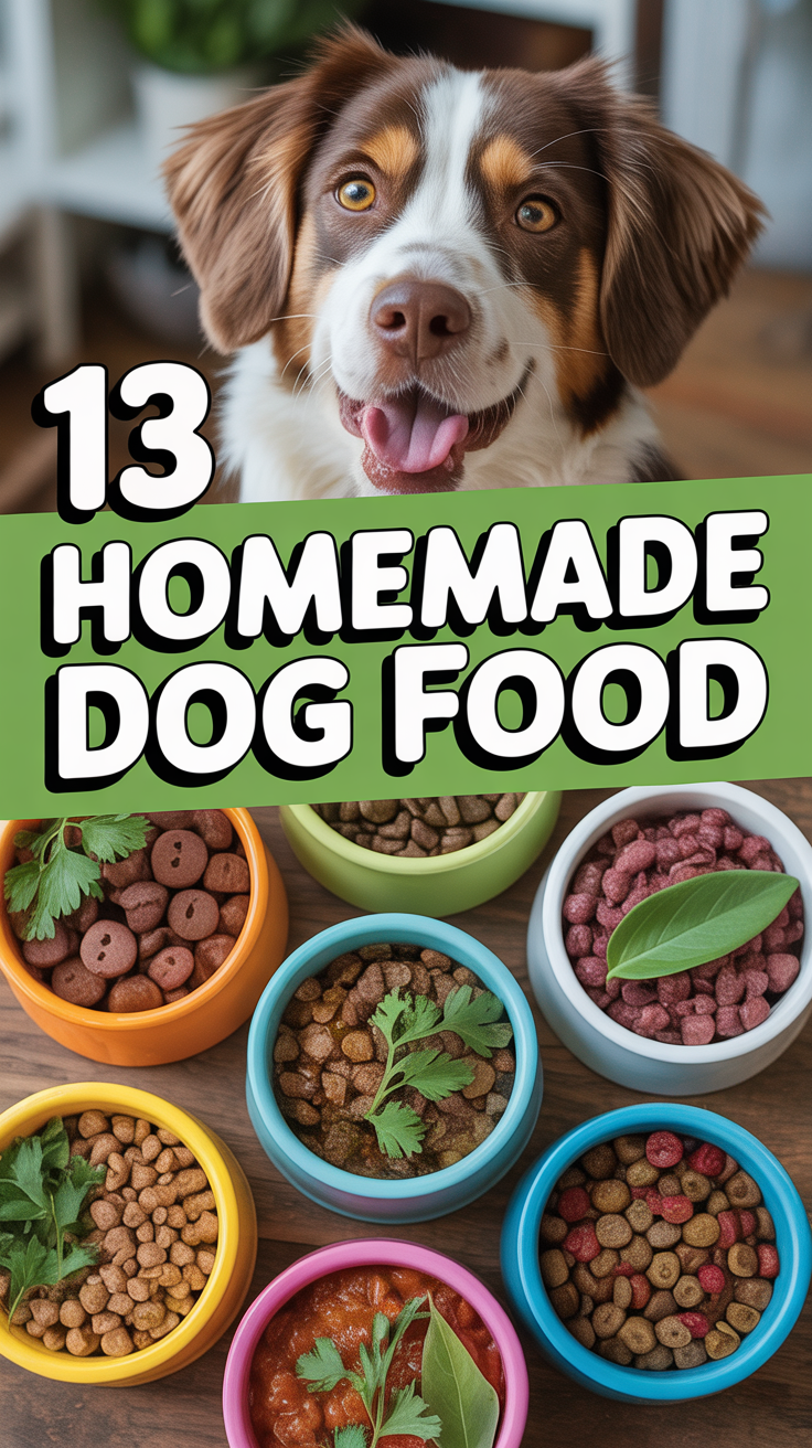 🐶 13 Homemade Dog Food