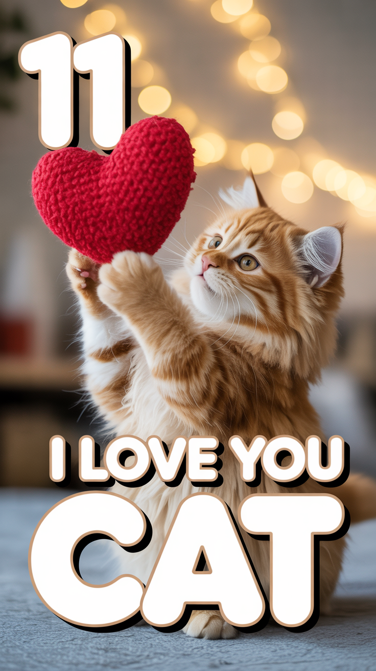 😻 11 I Love You Cat
