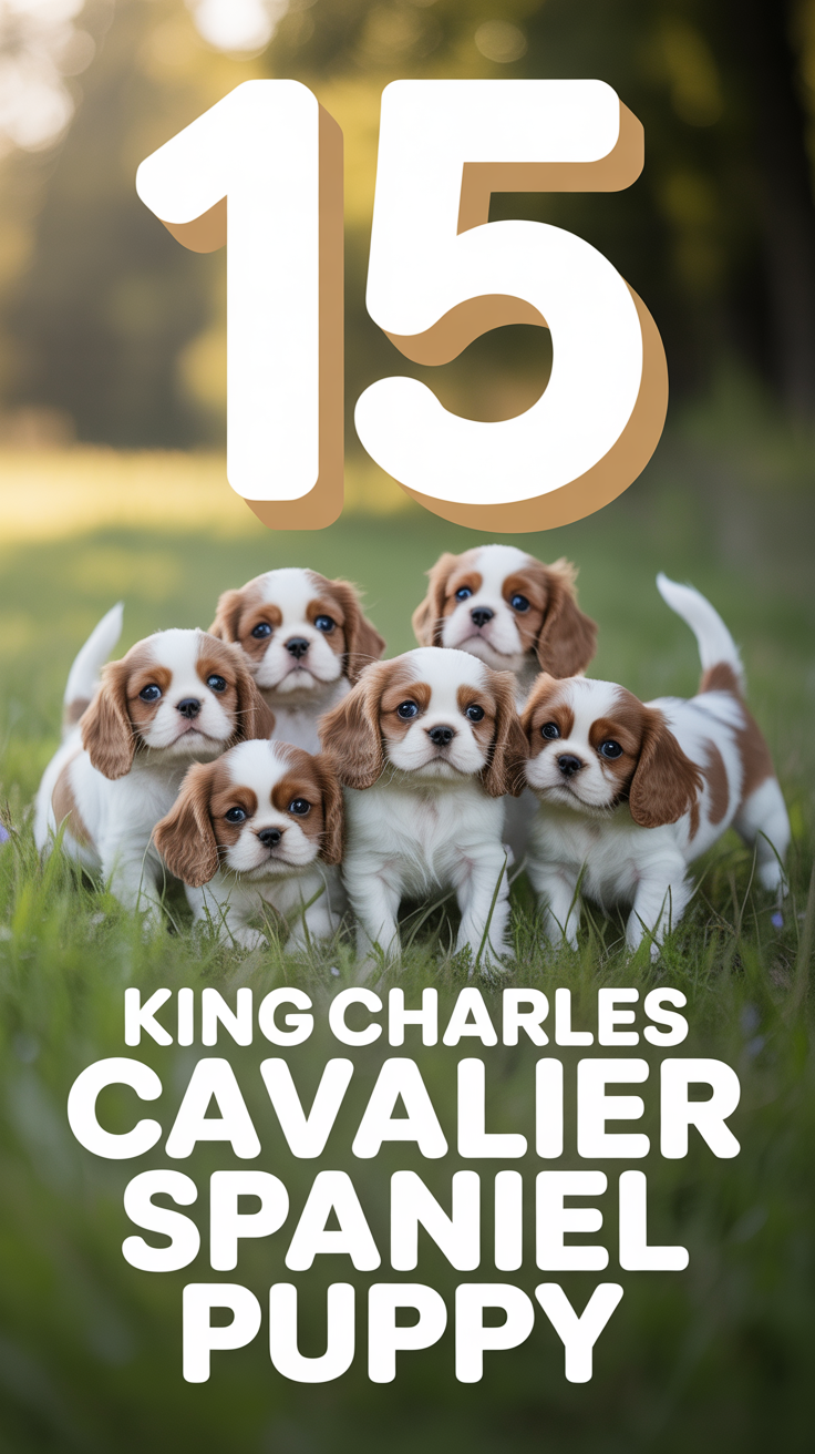 🐶 15 King Charles Cavalier Spaniel Puppy