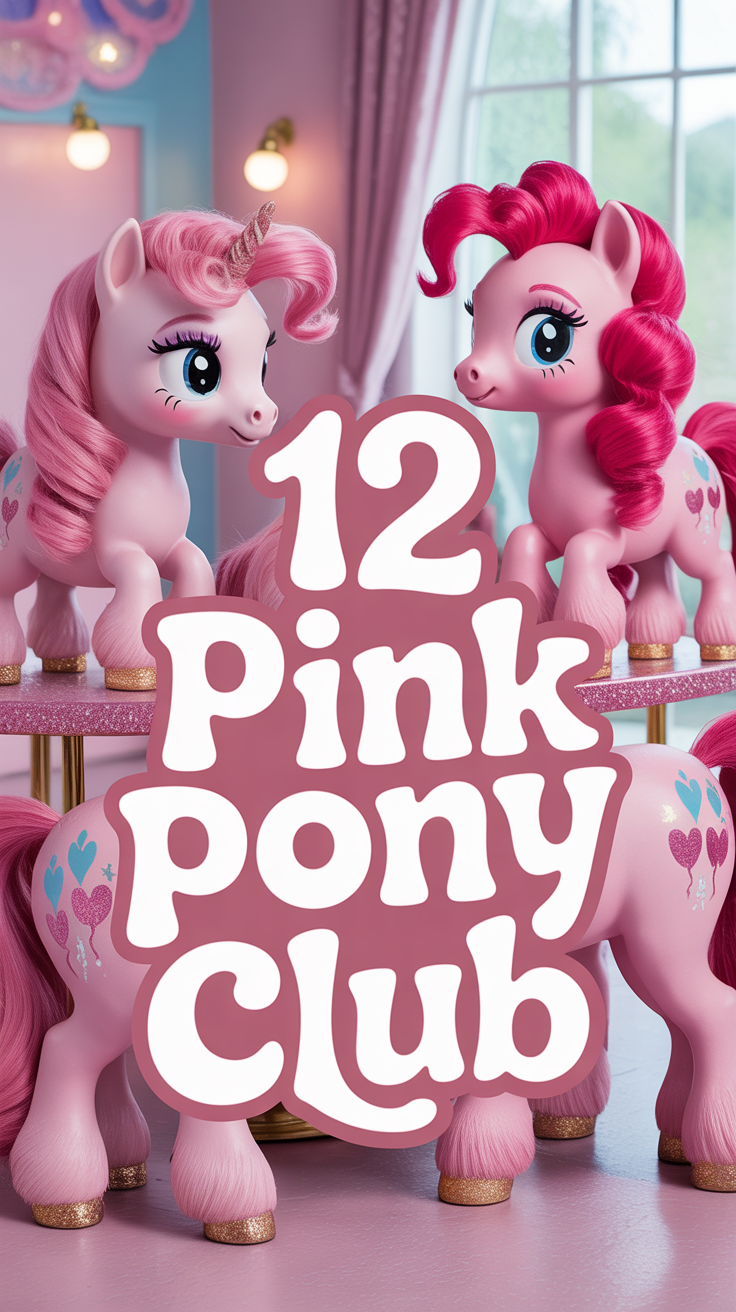🐎 12 Pink Pony Club