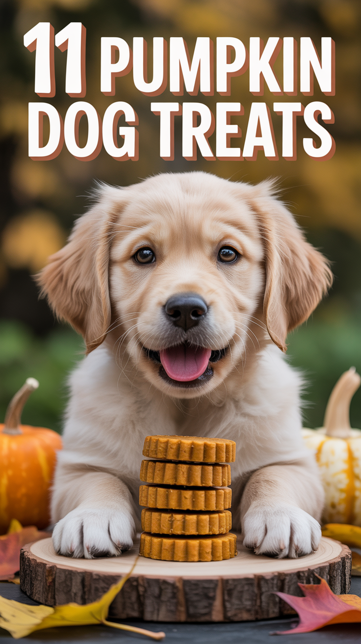 🎃 11 Pumpkin Dog Treats