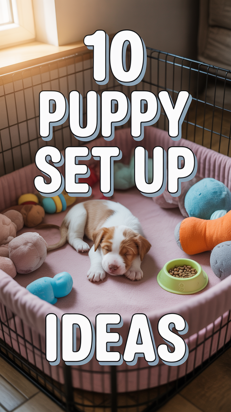 🐾 10 Puppy Set Up Ideas