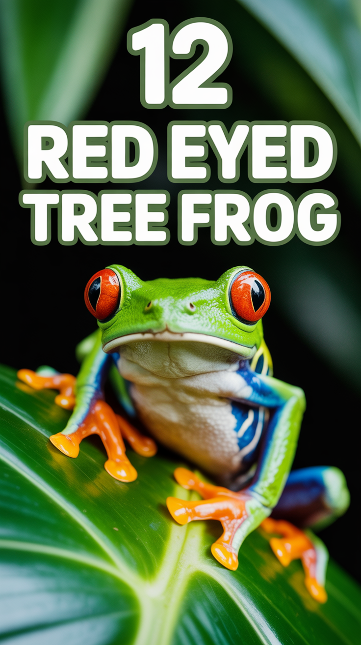 🐸 12 Red Eyed Tree Frog