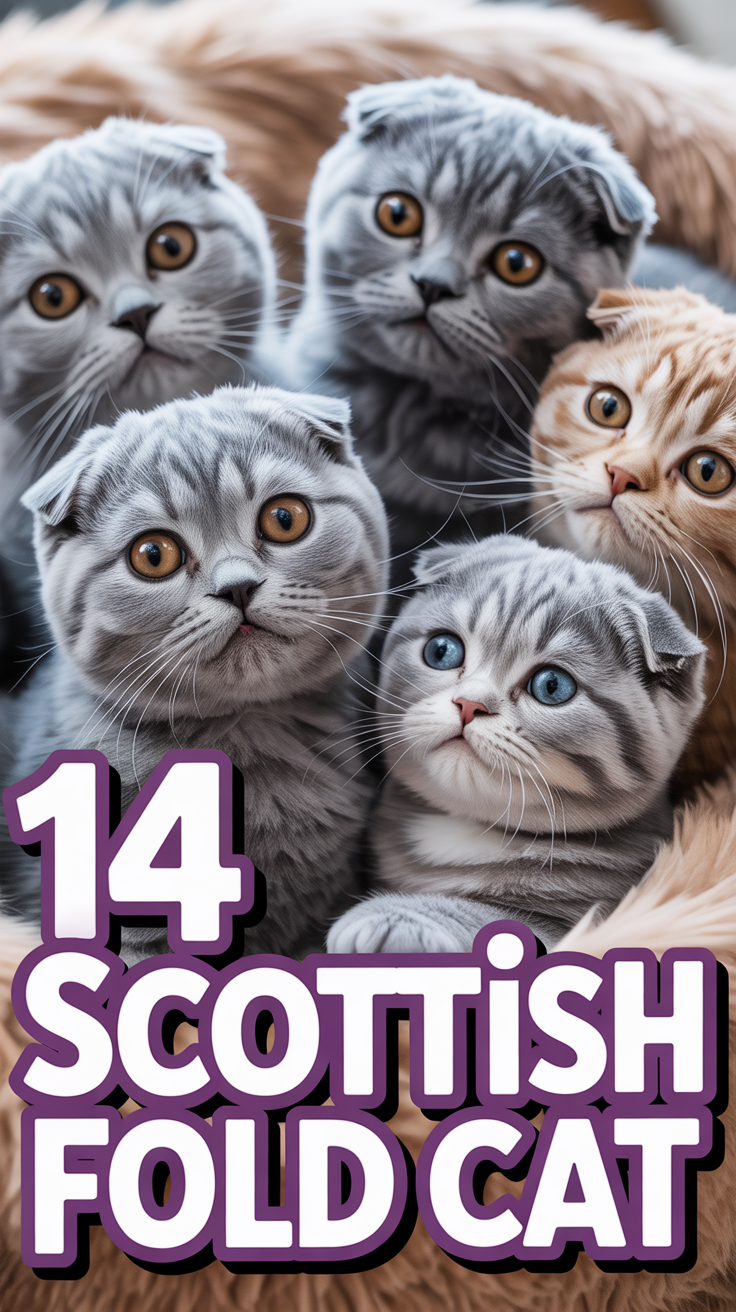 😻 14 Scottish Fold Cat