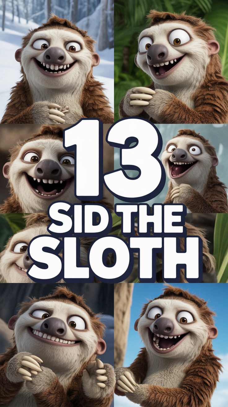 😴 13 Sid The Sloth