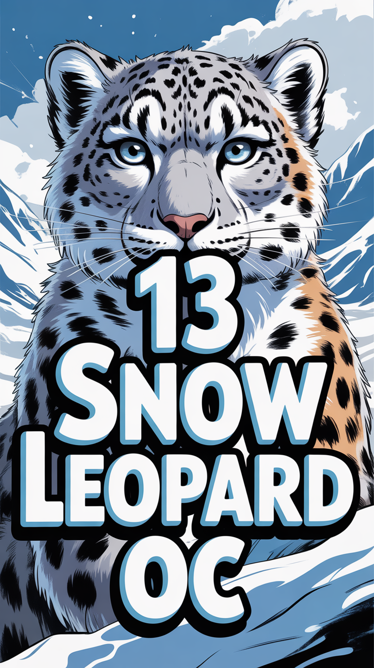 🐆 13 Snow Leopard Oc