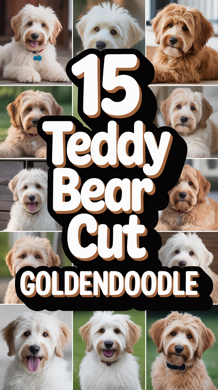 🧸 15 Teddy Bear Cut Goldendoodle