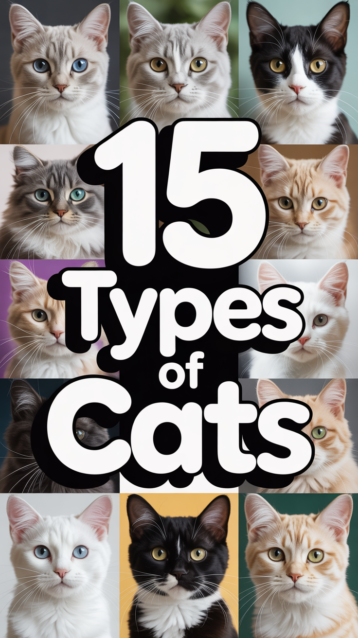 🐾 15 Types Of Cats