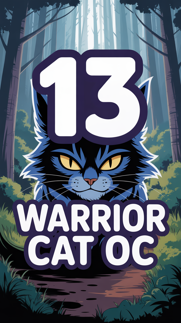 🐾 13 Warrior Cat Oc