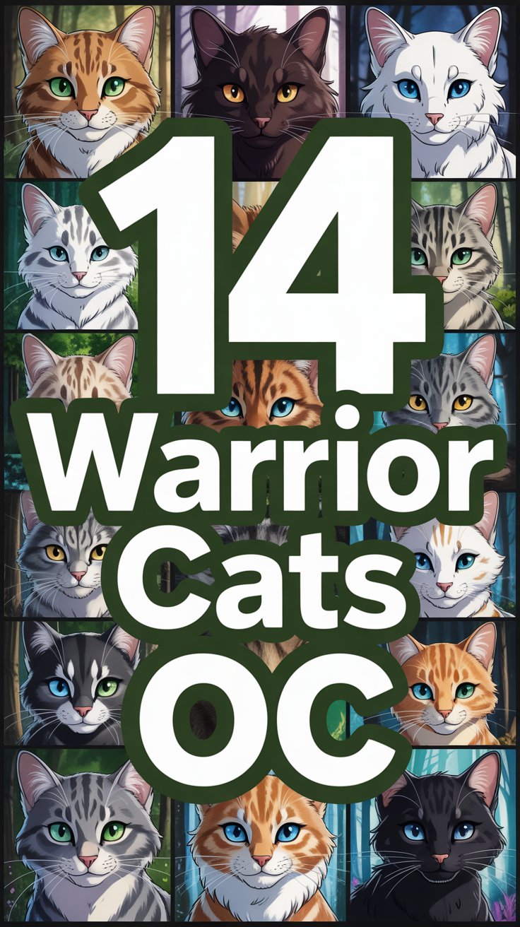 🐾 14 Warrior Cats OC