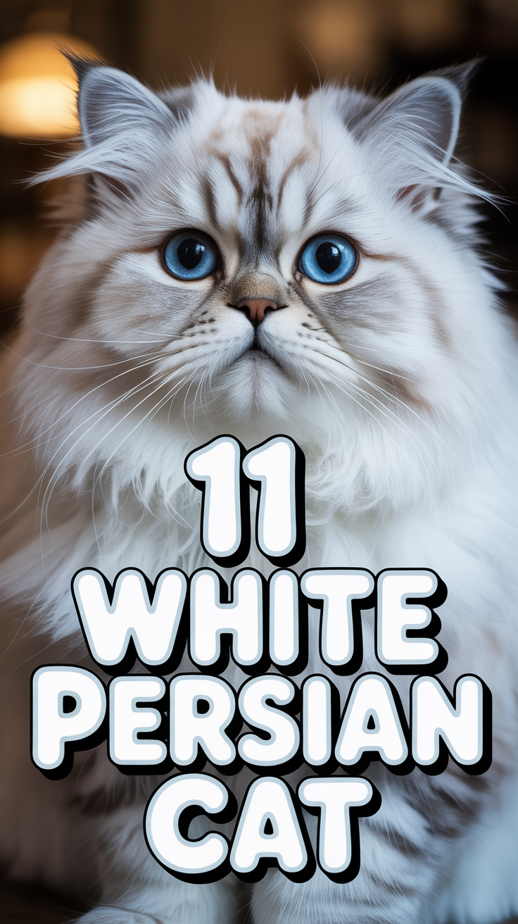 😻 11 White Persian Cat