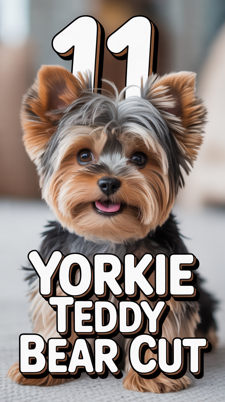 🧸 11 Yorkie Teddy Bear Cut