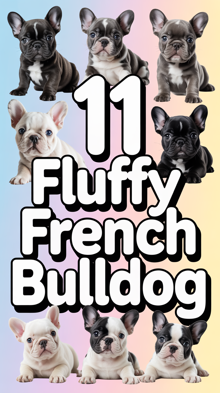 🐶 11 Fluffy French Bulldog
